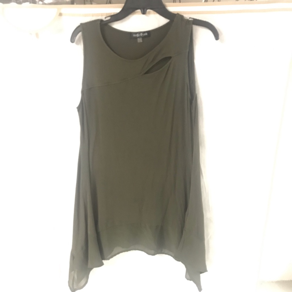 August Silk Tunic Size M